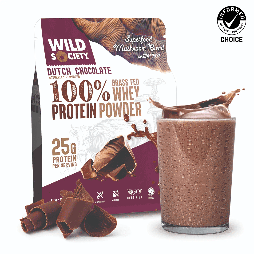 Grass Fed Whey Protein Dutch Chocolate Informed Choice