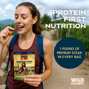 Protein First Nutrition - 1 Pound of premium steak in every bag