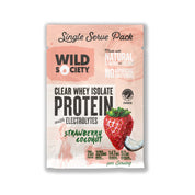 strawberry coconut whey isolate sample