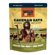 Wild Society Caveman Eats - Grass Fed Beef + Sea Salt