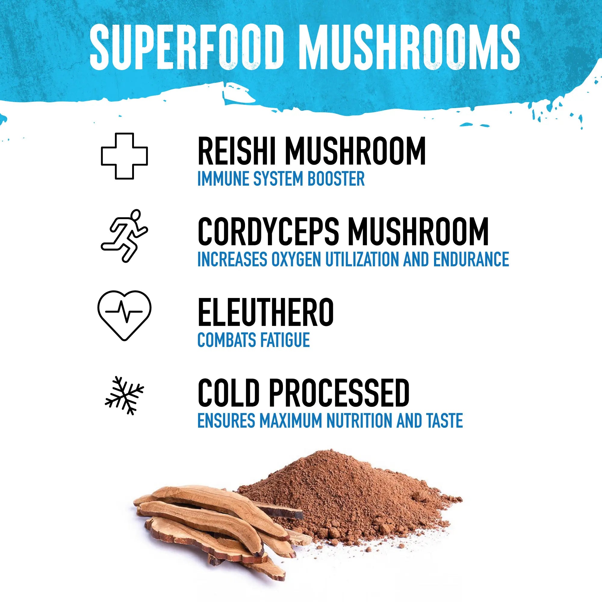 superfood mushroom protein powder