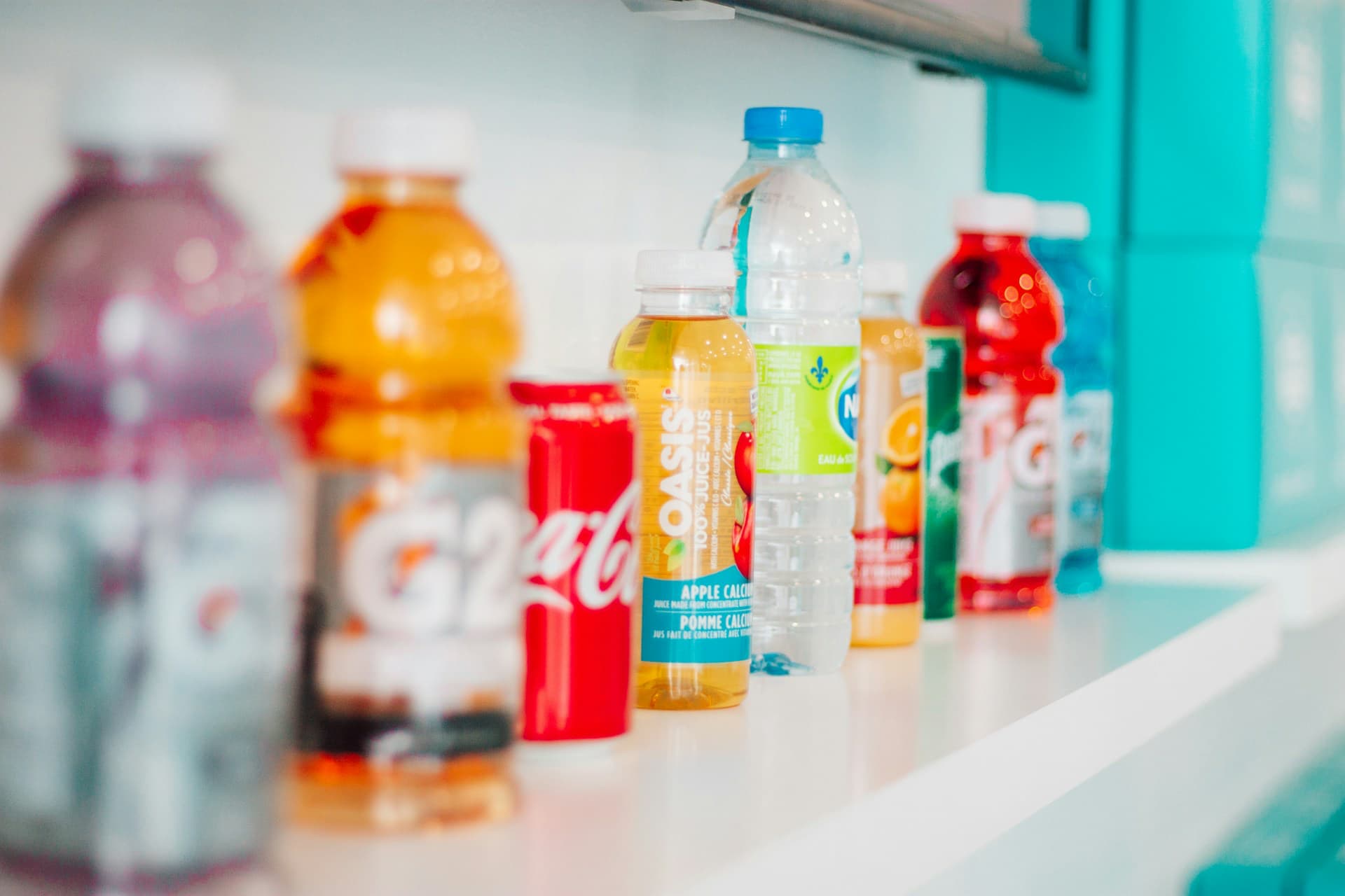 best drink for hydration with many choices lined up 