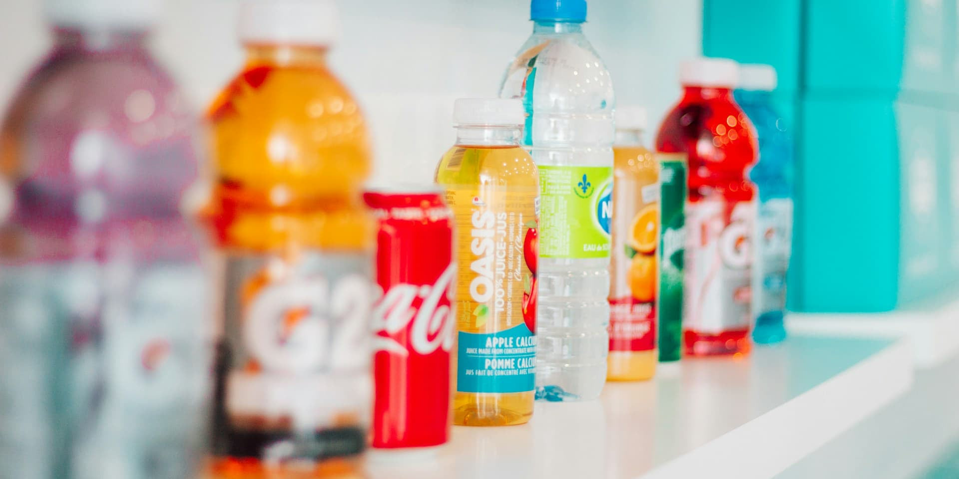 best drink for hydration with many choices lined up 