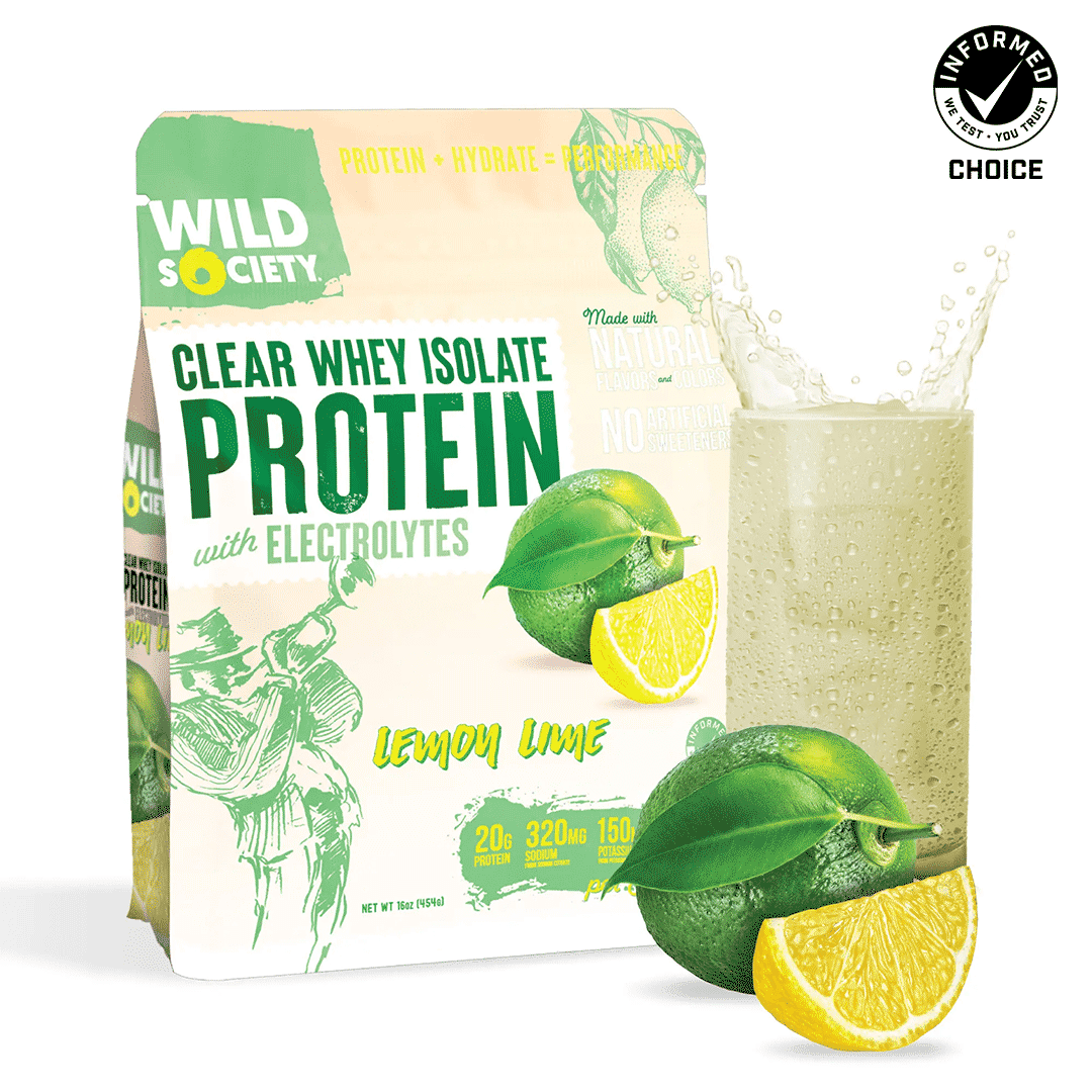 Clear Whey Isolate Protein Powder with Electrolytes – Wild