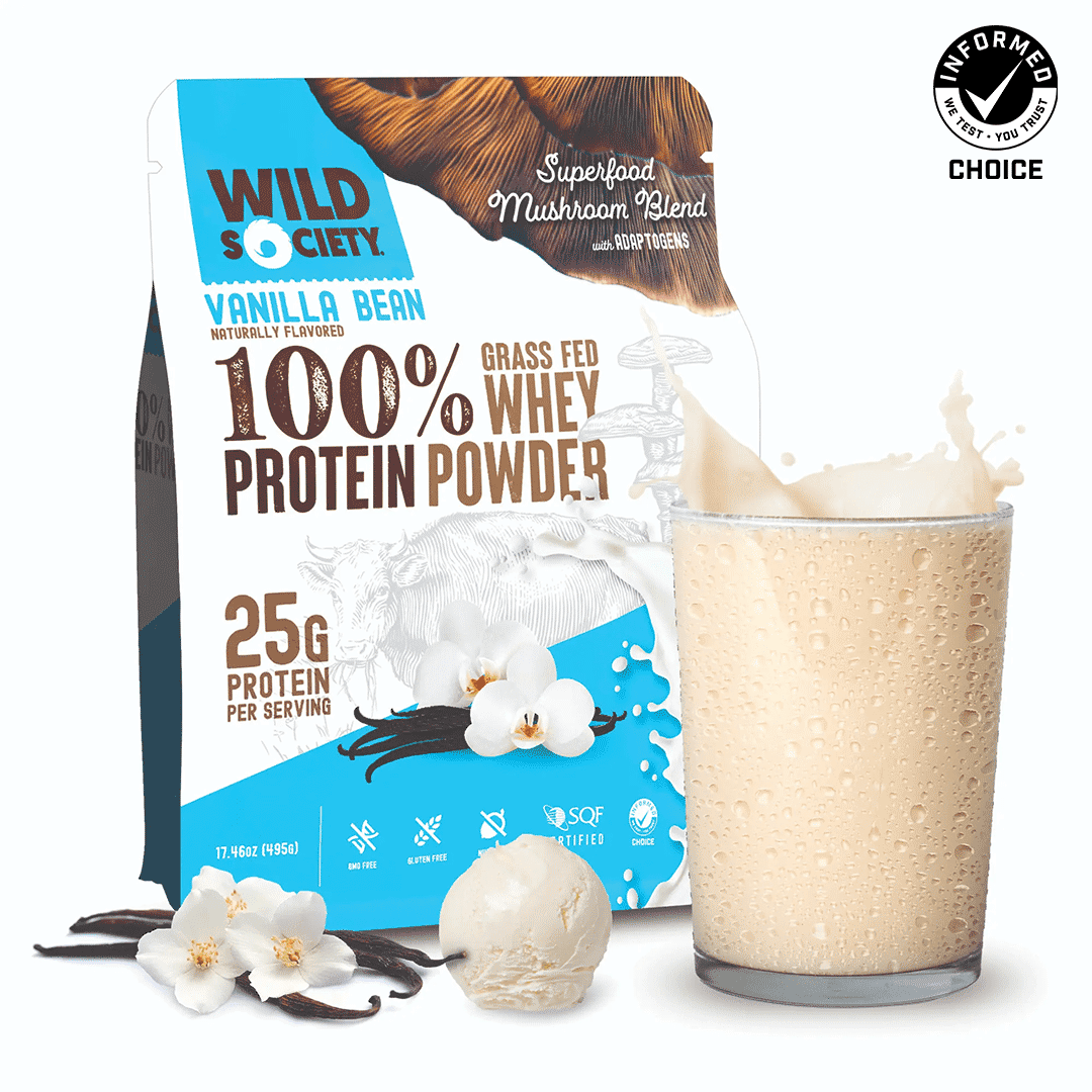 Grass Fed Whey Protein Vanilla Bean Informed Choice