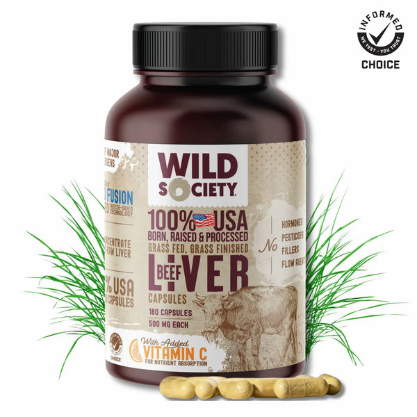 thumbnail image 2 of MENXI 4500mg Grass Fed Beef Liver Capsules – 120 Count, Undefatted, Pasture-Raised 2 of 6