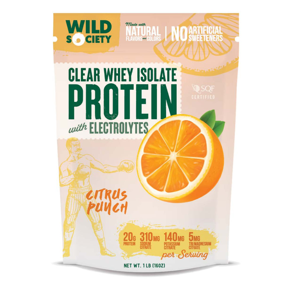 Clear Whey Isolate with Electrolytes+, Wild Society Nutrition