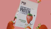 Clear Whey Isolate Protein Powder Promo Video - Falling packages surrounded by fresh fruit and colorful background